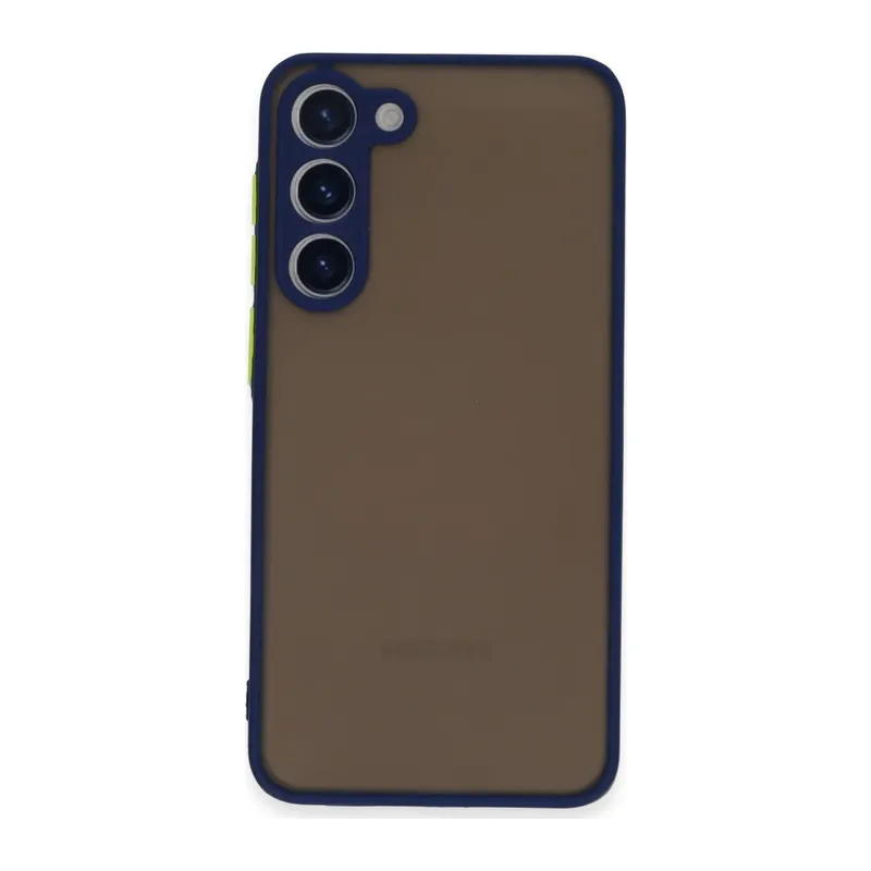 Samsung Galaxy S23 Kılıf Montreal Silikon Kapak - Lacivert