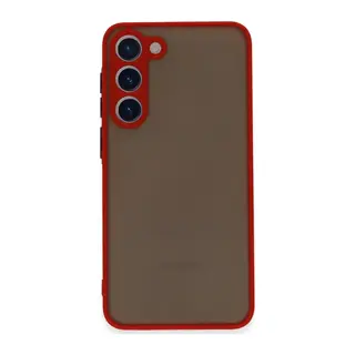 Samsung Galaxy S23 Plus Kılıf Montreal Silikon Kapak - Kırmızı
