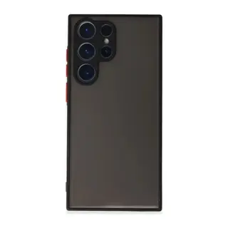 Samsung Galaxy S23 Ultra Kılıf Montreal Silikon Kapak - Siyah
