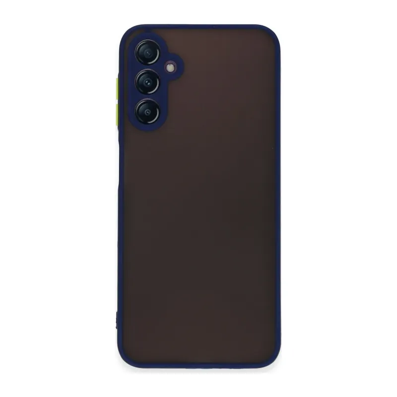 Samsung Galaxy A14 4G Kılıf Montreal Silikon Kapak - Lacivert