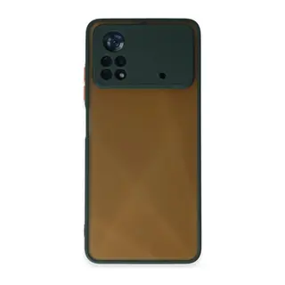 Poco X4 Pro 5G Kılıf Montreal Silikon Kapak - Yeşil