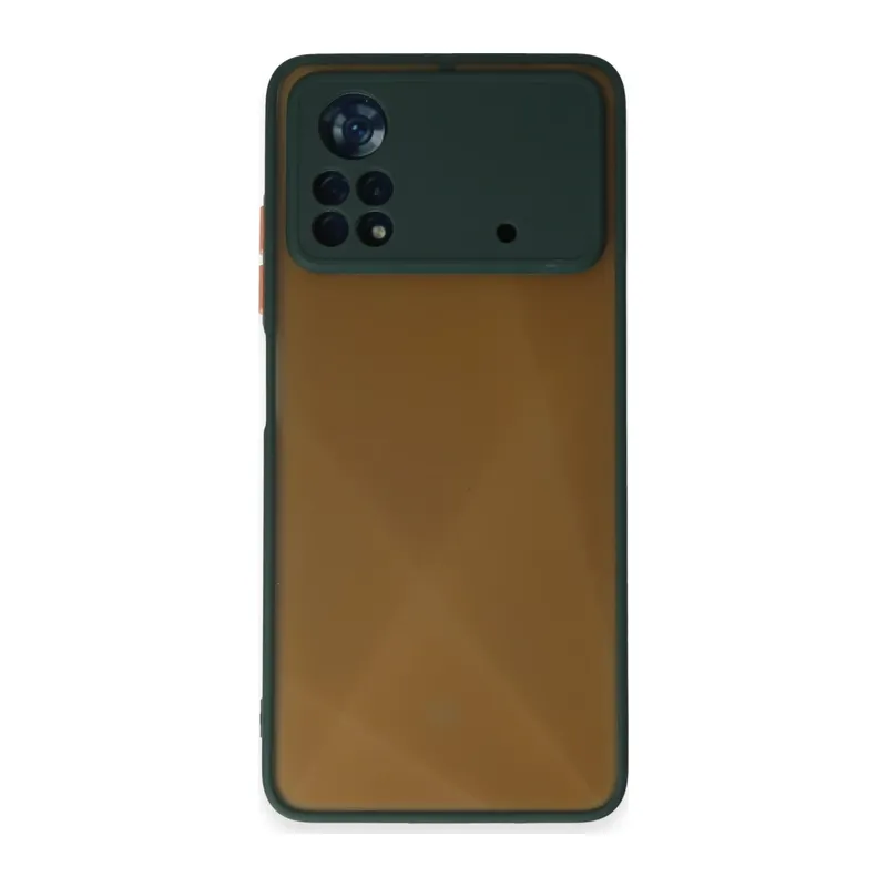 Poco X4 Pro 5G Kılıf Montreal Silikon Kapak - Yeşil