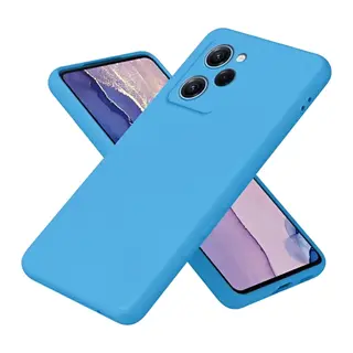 Poco X5 Pro 5G Nano içi Kadife Silikon - Mavi