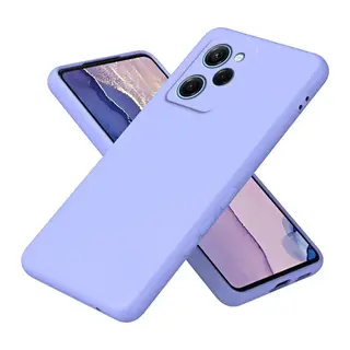 Poco X5 Pro 5G Nano içi Kadife Silikon - Lila