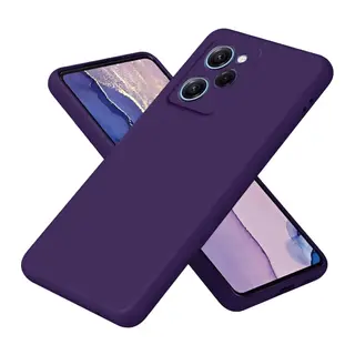 Poco X5 Pro 5G Nano içi Kadife Silikon - Mor