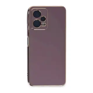 Poco X5 5G Kılıf Volet Silikon - Mor