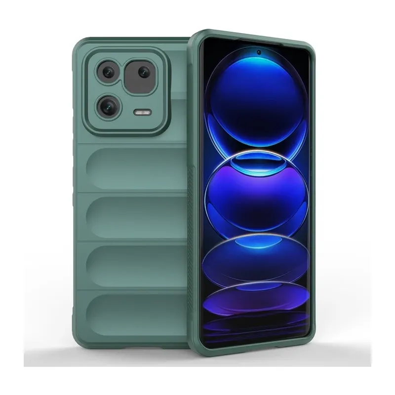 Mi 13 Pro Kılıf Optimum Silikon - Koyu Yeşil