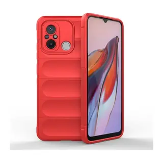 Redmi 12C Kılıf Optimum Silikon - Kırmızı