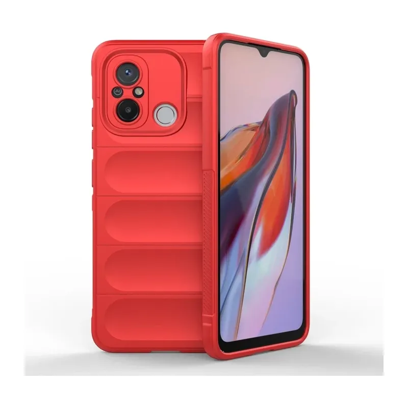 Redmi 12C Kılıf Optimum Silikon - Kırmızı