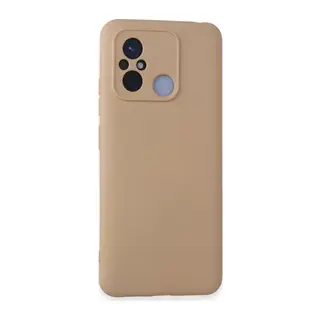 Redmi 12C Kılıf Nano içi Kadife Silikon - Pudra