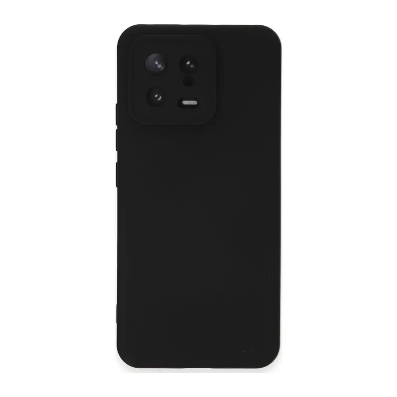Mi 13 Kılıf Nano içi Kadife Silikon - Siyah