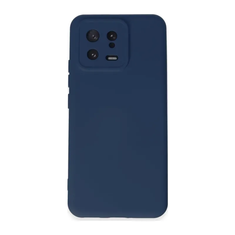 Mi 13 Kılıf Nano içi Kadife Silikon - Lacivert