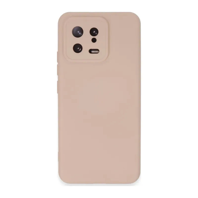 Mi 13 Kılıf Nano içi Kadife Silikon - Pudra