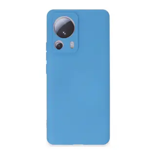 Mi 13 Lite Kılıf Nano içi Kadife Silikon - Mavi
