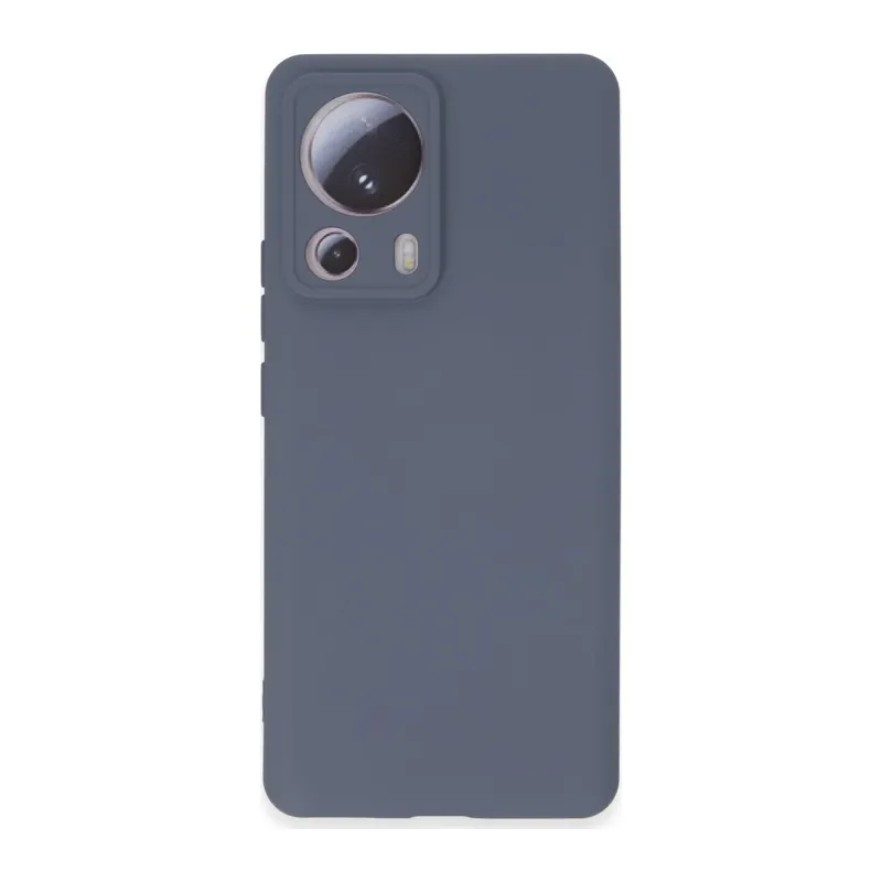 Mi 13 Lite Kılıf Nano içi Kadife Silikon - Gri