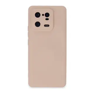 Mi 13 Pro Kılıf Nano içi Kadife Silikon - Pudra