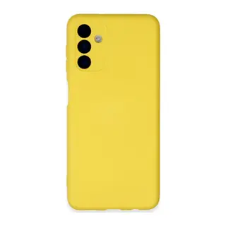 Samsung Galaxy A24 4G Kılıf Nano içi Kadife Silikon - Sarı