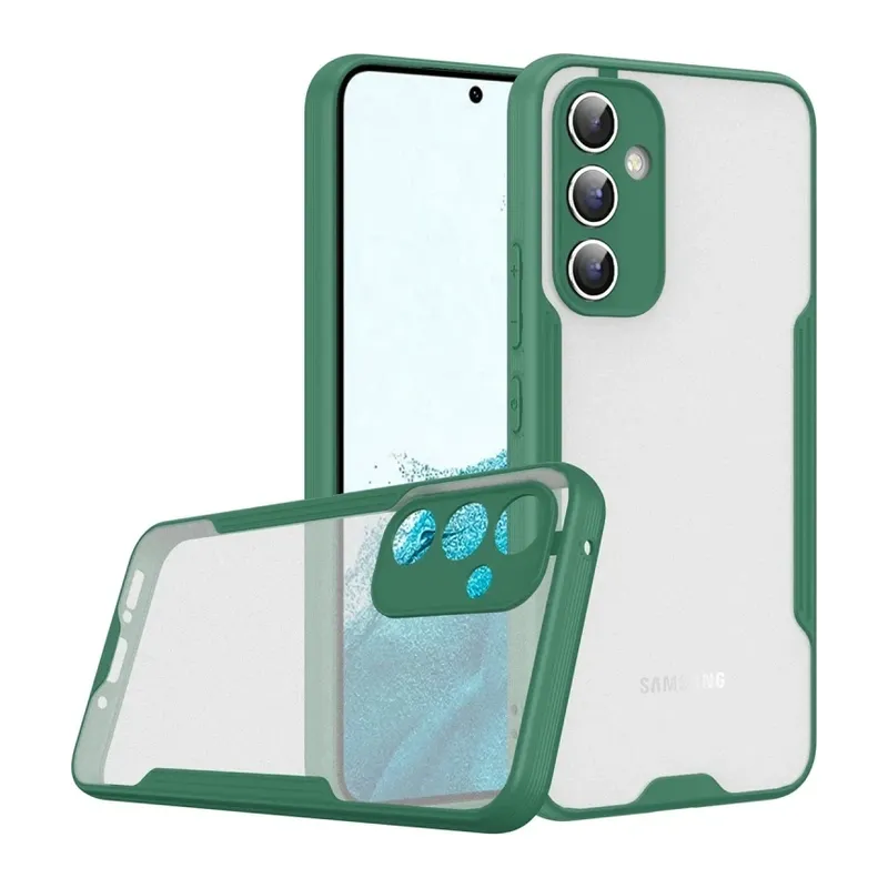 Samsung Galaxy A24 4G Kılıf Platin Silikon - Yeşil