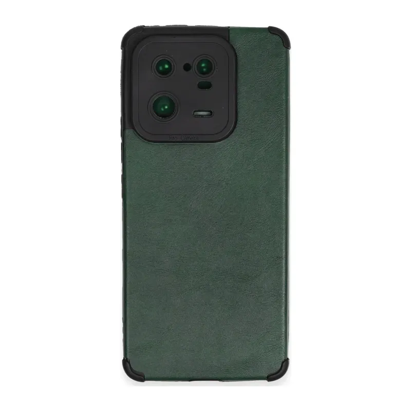 Mi 13 Pro Kılıf Loop Deri Silikon - Yeşil