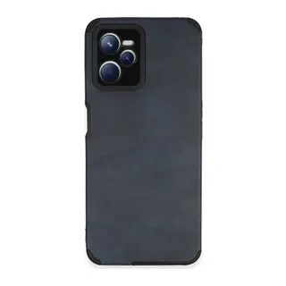 Realme C35 Kılıf Loop Deri Silikon - Lacivert
