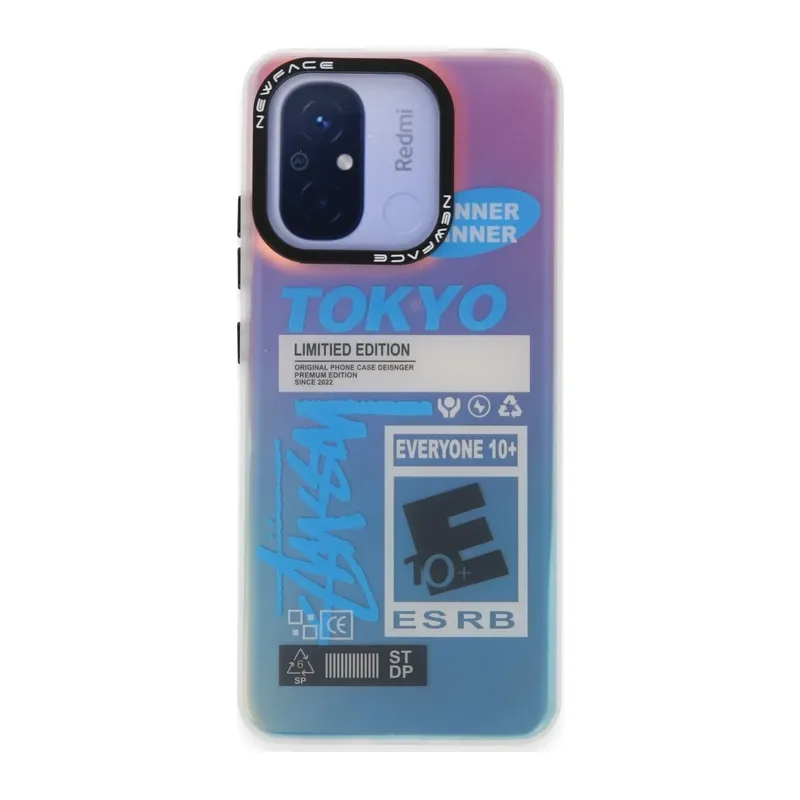 Redmi 12C Kılıf Estoril Desenli Kapak - Estoril - 1