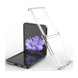 Samsung Galaxy Z Flip 3 Kılıf Fold TPU Silikon - Şeffaf