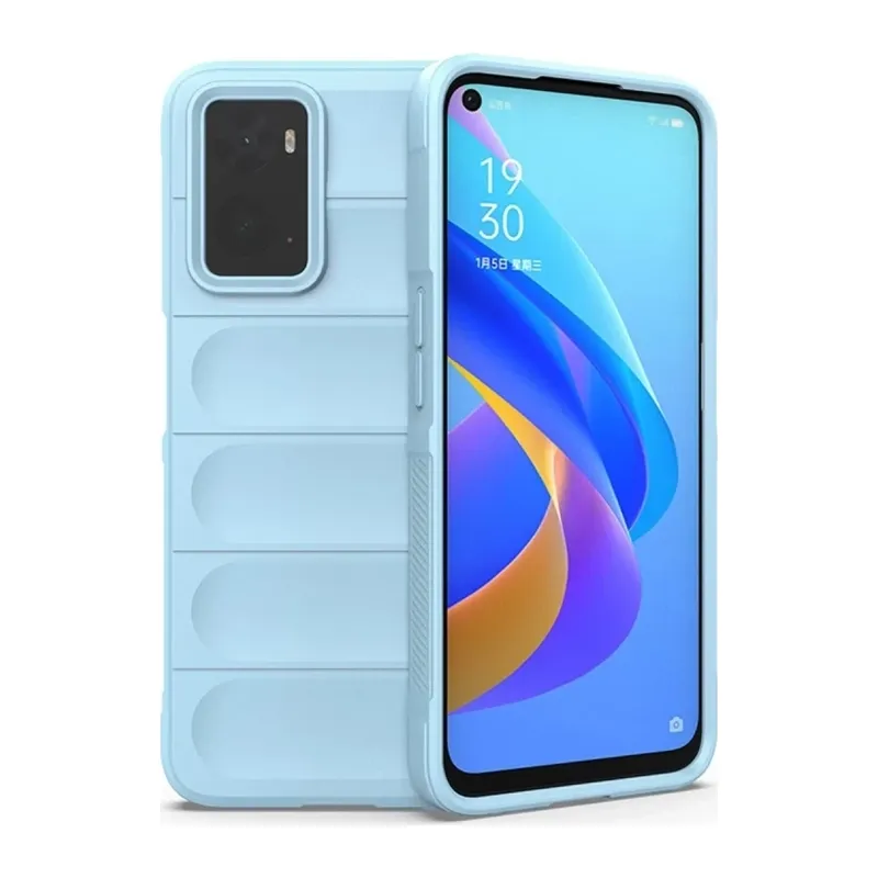 Realme 9i 4G Kılıf Optimum Silikon - Sky Blue