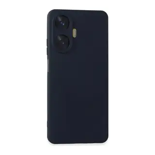 Realme C55 Kılıf Nano içi Kadife Silikon - Lacivert