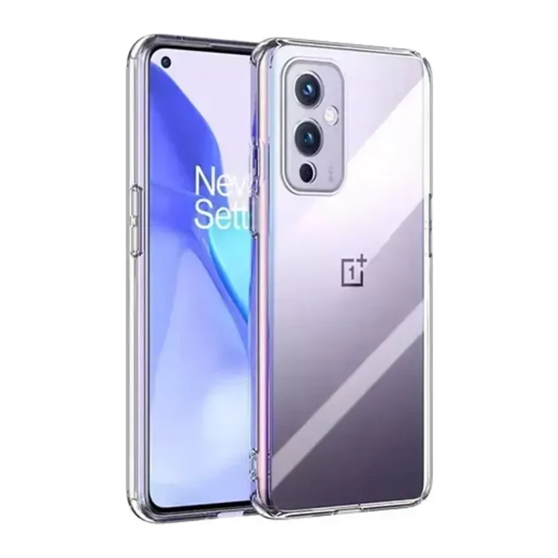 One Plus 9 Kılıf Lüx Şeffaf Silikon