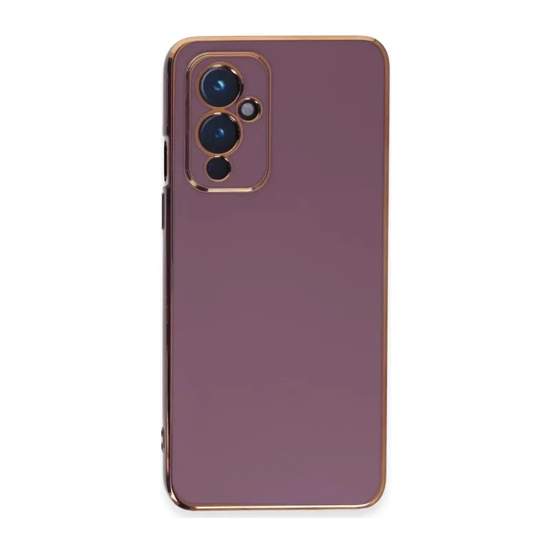One Plus 9 Kılıf Volet Silikon - Mor