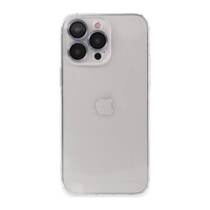 iPhone 13 Pro Max Kılıf Luko Lens Silikon - Sierra Blue