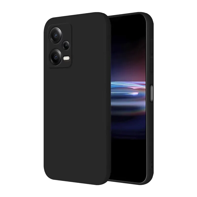 Poco X5 5G Kılıf First Silikon - Siyah