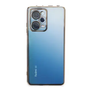 Redmi Note 12 Pro 5G Kılıf Lensli Silikon - Gold
