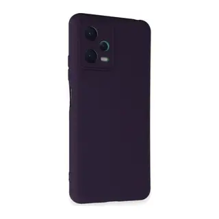 Redmi Note 12 5G Kılıf Nano içi Kadife Silikon - Mor