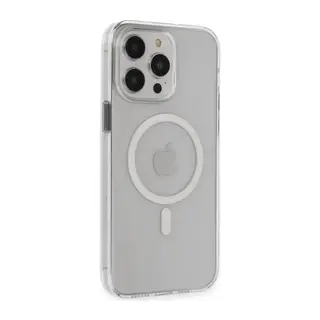 iPhone 14 Pro Max Kılıf Tron Şeffaf Magsafe Kapak - Şeffaf