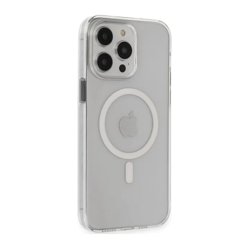 iPhone 14 Pro Max Kılıf Tron Şeffaf Magsafe Kapak - Şeffaf