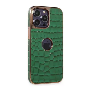 iPhone 14 Pro Kılıf Snake Kapak - Koyu Yeşil