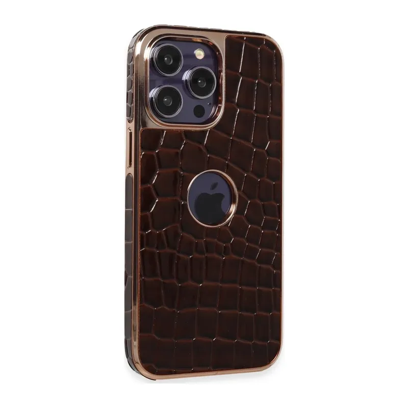 iPhone 14 Pro Max Kılıf Snake Kapak - Bordo