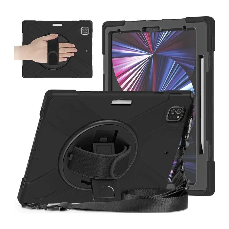 iPad Pro 12.9 (2020) Kılıf Amazing Tablet Kapak - Siyah