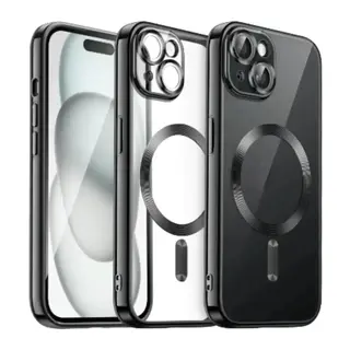 iPhone 15 Kılıf Kross Magneticsafe Kapak - Siyah