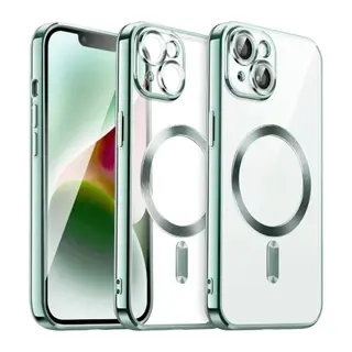 iPhone 15 Kılıf Kross Magneticsafe Kapak - Koyu Yeşil