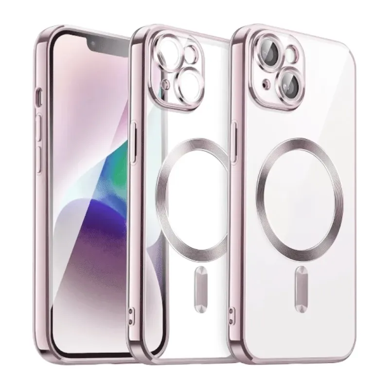 iPhone 15 Kılıf Kross Magneticsafe Kapak - Rose