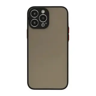 iPhone 15 Pro Kılıf Montreal Silikon Kapak - Siyah