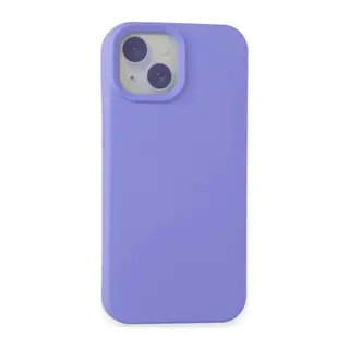 iPhone 15 Kılıf Nano içi Kadife Silikon - Lila