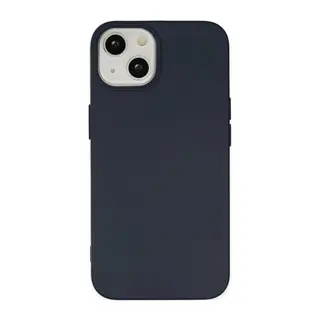 iPhone 15 Kılıf Nano içi Kadife Silikon - Lacivert