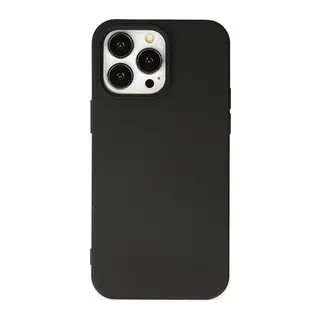 iPhone 15 Pro Kılıf Nano içi Kadife Silikon - Siyah