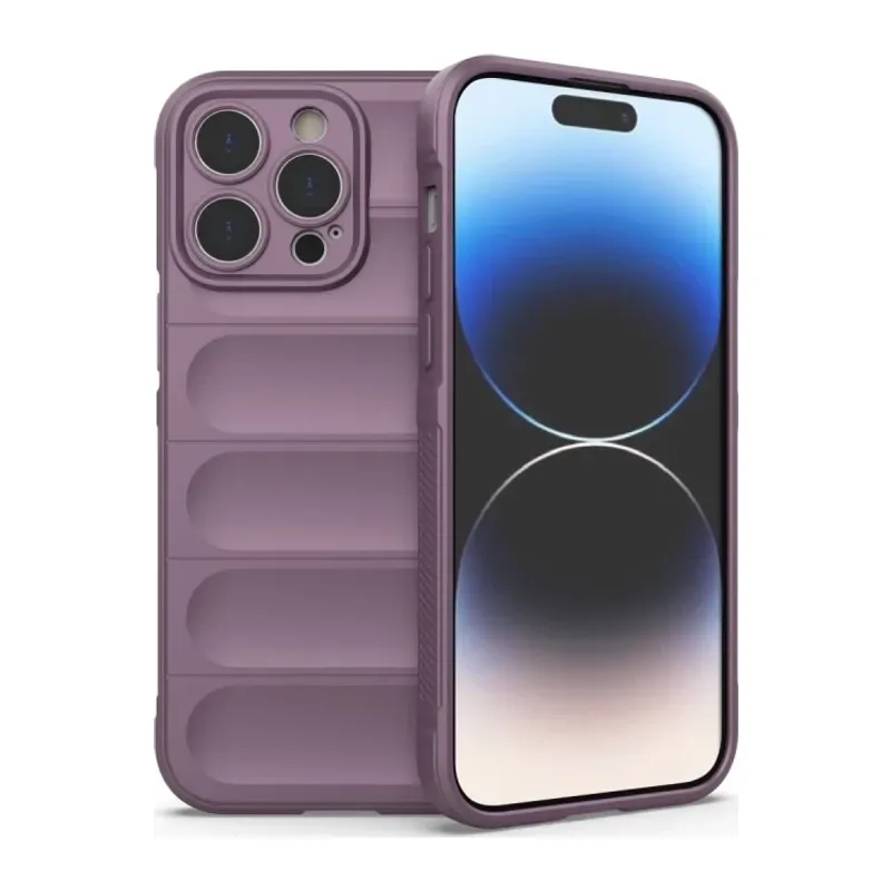 iPhone 15 Pro Kılıf Optimum Silikon - Mor