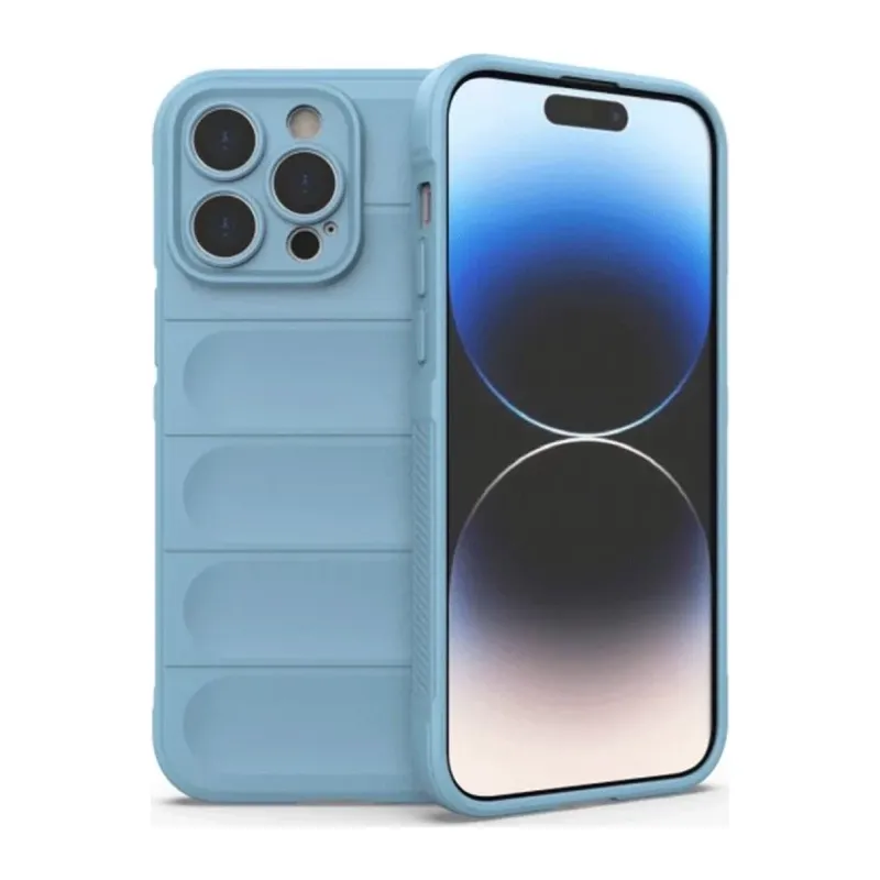 iPhone 15 Pro Max Kılıf Optimum Silikon - Sky Blue
