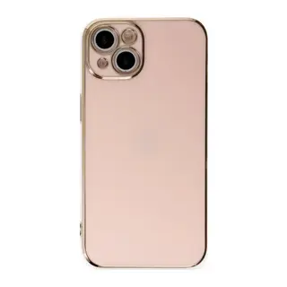 iPhone 15 Kılıf Volet Silikon - Pembe