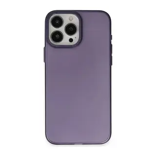 iPhone 15 Pro Kılıf Modos Metal Kapak - Derin Mor